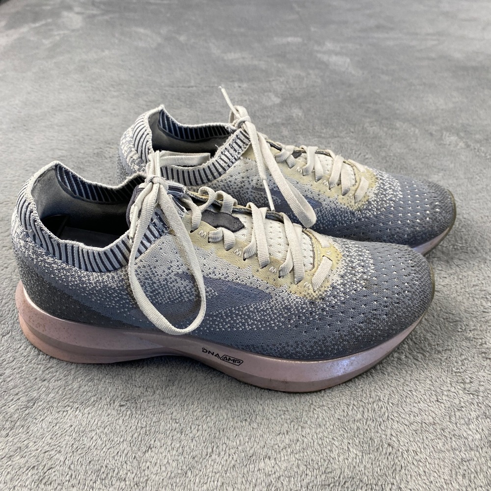 Brooks Levitate 2‎ Running Shoes Womens 7.5 Grey Pink DNA AMP Gym 1202791B060